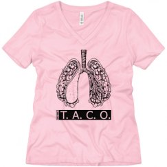 Ladies Relaxed Fit V-Neck Tee