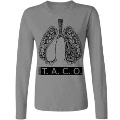 Ladies Relaxed Fit Basic Long Sleeve Tee