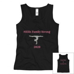 hills family strong youth tank black