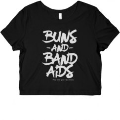 Ladies Slim Fit Crop Top Tee