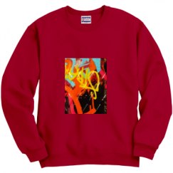 Unisex Film and Foil Crewneck Sweatshirt