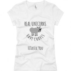 Ladies Slim Fit Basic Promo Jersey Tee