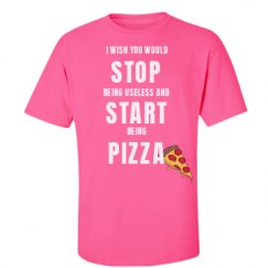 Unisex Ultra Cotton Safety Neon Crewneck Tee