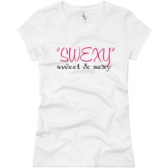 Ladies Slim Fit Basic Promo Jersey Tee