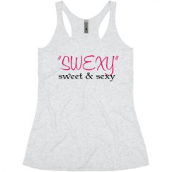 Ladies Slim Fit Super Soft Racerback Triblend Tank