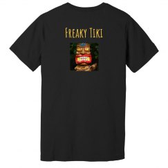 Freaky Tiki Unisex Premium T, logo on back