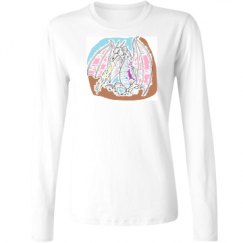 Ladies Relaxed Fit Basic Long Sleeve Tee