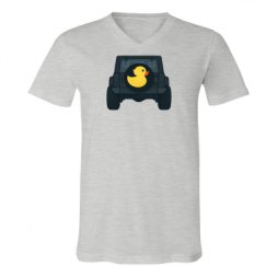 Unisex V-Neck Jersey Tee