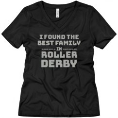 Ladies Relaxed Fit V-Neck Tee