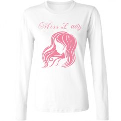 Ladies Relaxed Fit Basic Long Sleeve Tee