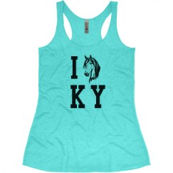 Ladies Slim Fit Super Soft Racerback Triblend Tank