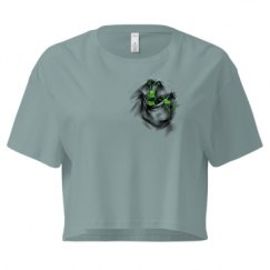 Ladies Festival Cali Crop Top Tee