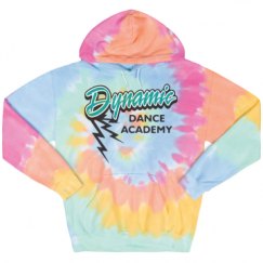 Unisex Tie-Dye Fleece Hoodie