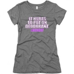 Ladies Slim Fit Super Soft Triblend Tee