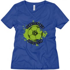 Ladies Relaxed Fit V-Neck Tee