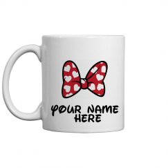 customize name minnie mug