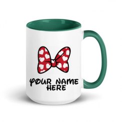 15oz Ceramic Mug with Color Inside