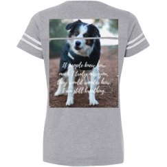 Ladies Relaxed Fit Vintage Sports Tee