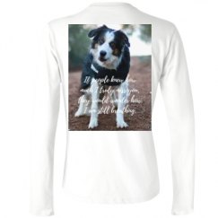 Ladies Relaxed Fit Basic Long Sleeve Tee