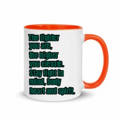 11oz Ceramic Mug with Color Inside