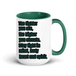 15oz Ceramic Mug with Color Inside