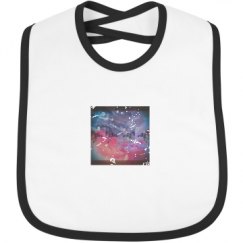 Infant Contrast Trim Bib