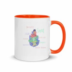 11oz Ceramic Mug with Color Inside