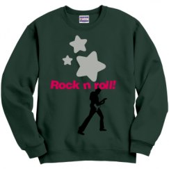 Unisex Film and Foil Crewneck Sweatshirt