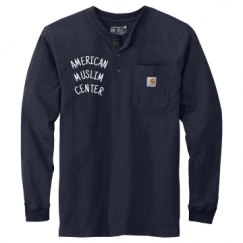 Unisex Carhartt Long Sleeve Henley Tee