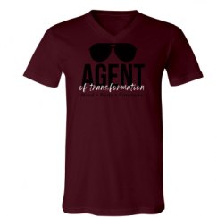 Unisex V-Neck Jersey Tee