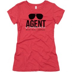 Ladies Slim Fit Super Soft Triblend Tee