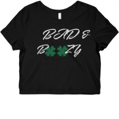 Ladies Slim Fit Crop Top Tee