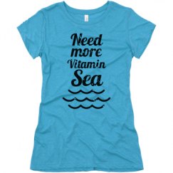 Ladies Slim Fit Super Soft Triblend Tee