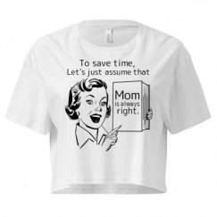 Ladies Festival Cali Crop Top Tee