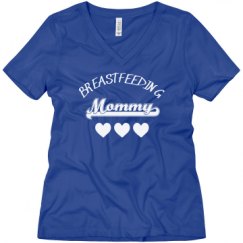 Ladies Relaxed Fit V-Neck Tee
