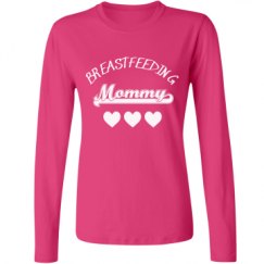 Ladies Relaxed Fit Basic Long Sleeve Tee