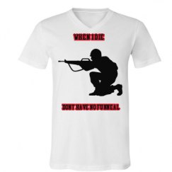 Unisex V-Neck Jersey Tee