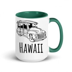 15oz Ceramic Mug with Color Inside