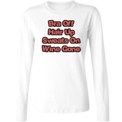 Ladies Relaxed Fit Basic Long Sleeve Tee