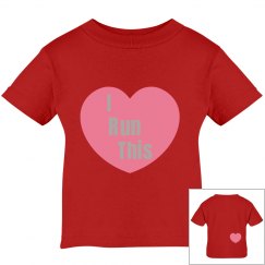 Baby girl I run this tee