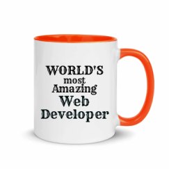 11oz Ceramic Mug with Color Inside