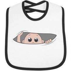 Infant Contrast Trim Bib