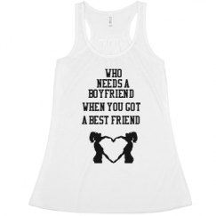 Ladies Flowy Racerback Tank