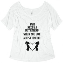 Ladies Flowy Slouchy Tee