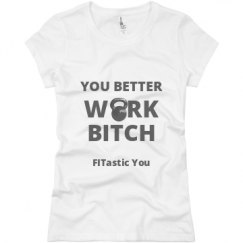 Ladies Slim Fit Basic Promo Jersey Tee