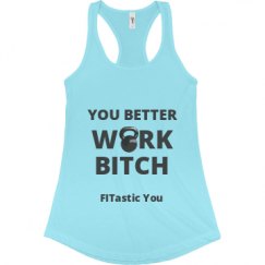 Ladies Slim Fit Racerback Tank Top