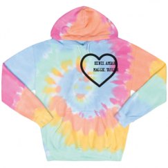 Unisex Tie-Dye Fleece Hoodie