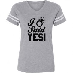 Ladies Relaxed Fit Vintage Sports Tee