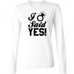 Ladies Relaxed Fit Basic Long Sleeve Tee