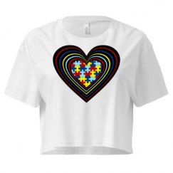 Ladies Festival Cali Crop Top Tee